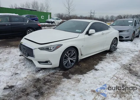 2017 Infiniti Q60 3.0T Premium из США, поврежденный, VIN JN1EV7EL6HM551091